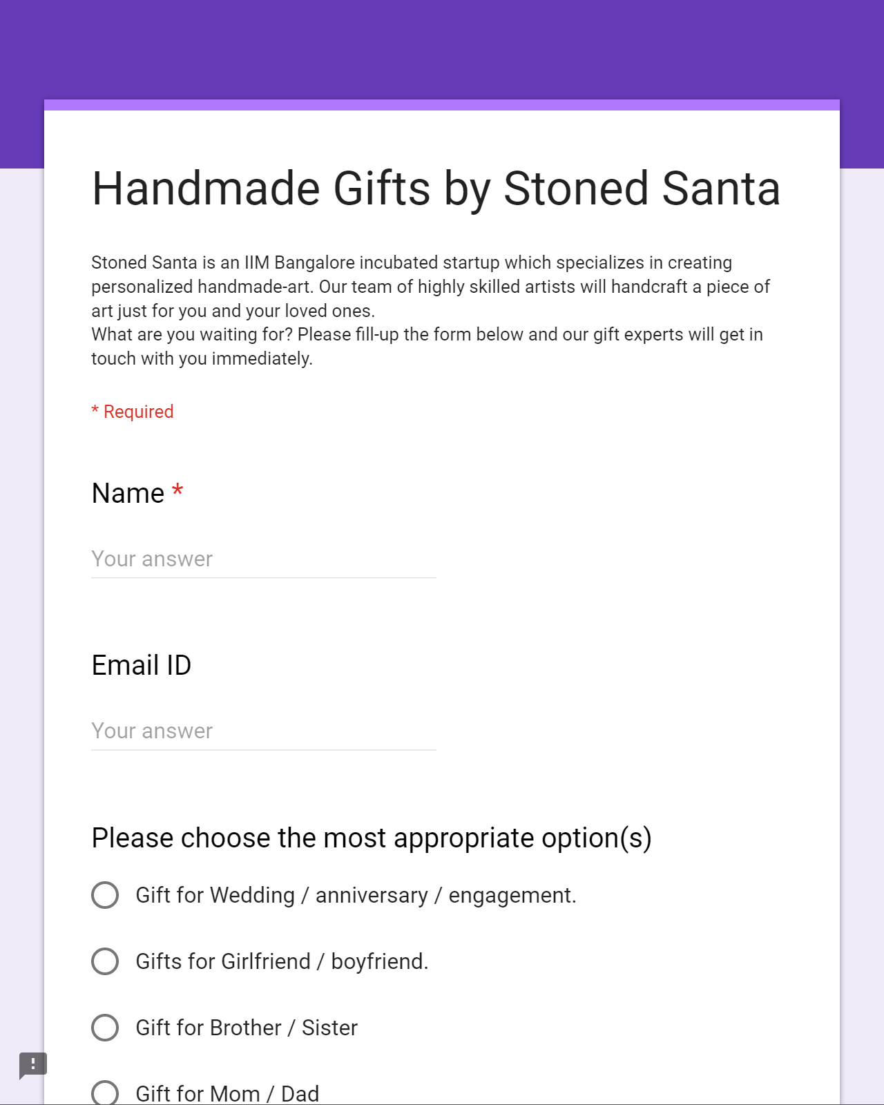 Formfacade - Customize Google Forms UI