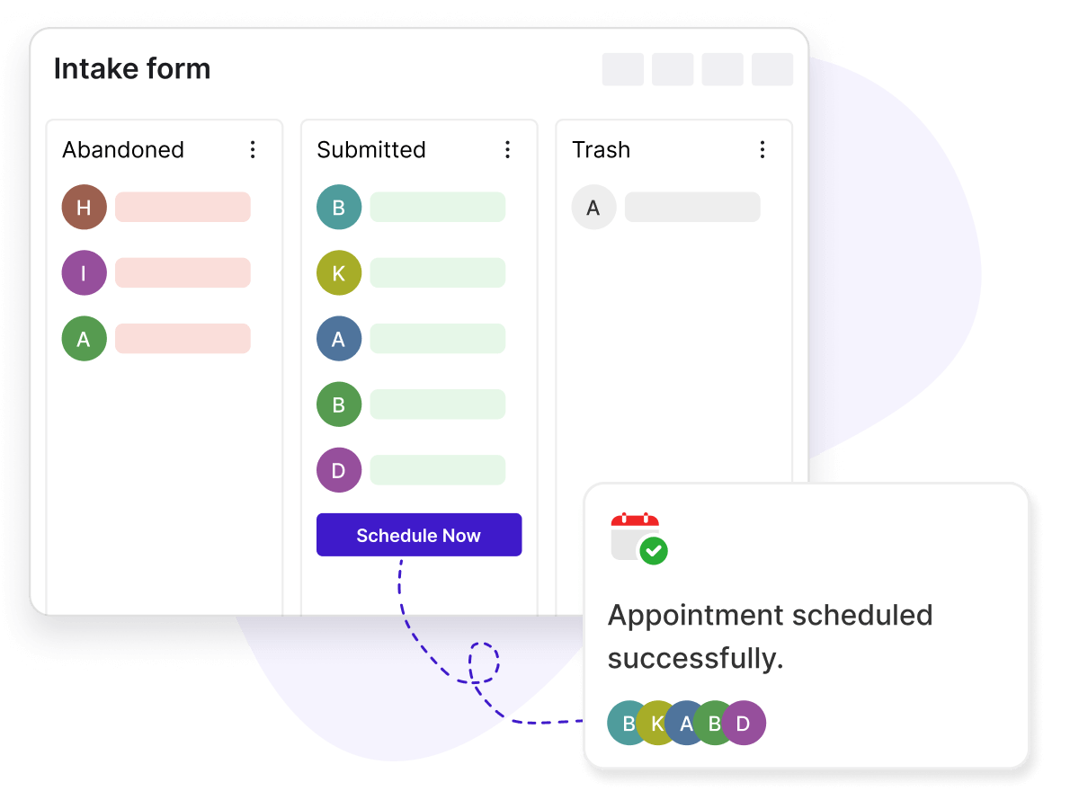 Dashboard shows who's ready