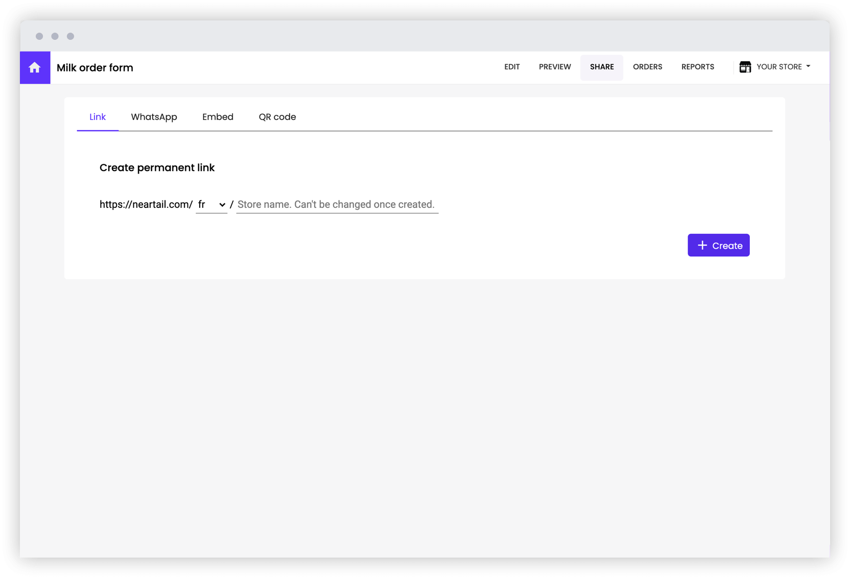 Make it easy for your users to recall your form link by creating a custom link for your form